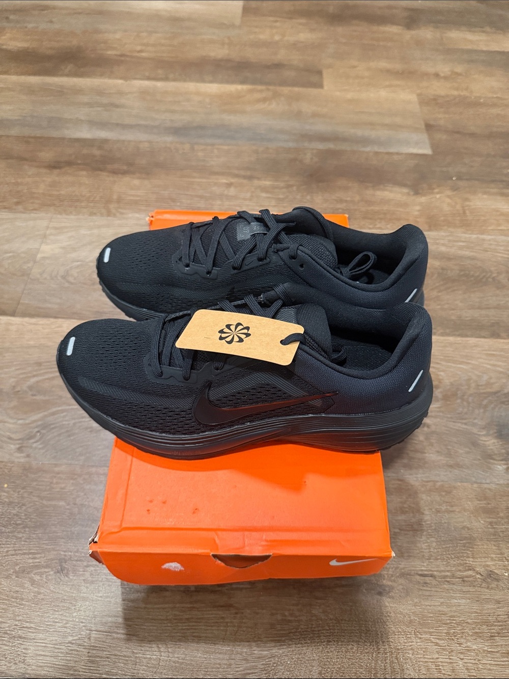 Nike Men's All-Black Breathable Running Sneakers